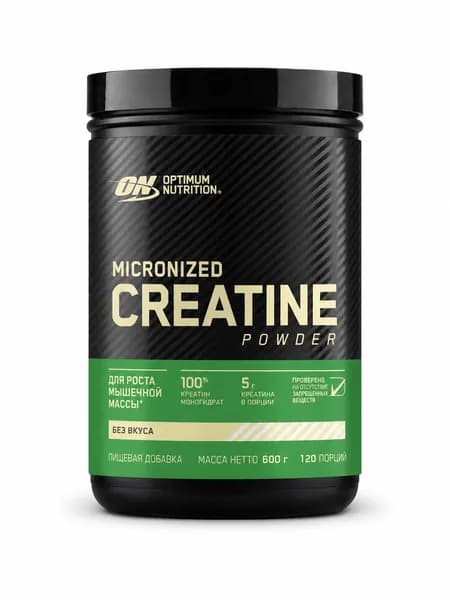 Креатин Моногидрат Optimum Nutrition Creatine Powder 600гр Безвкусный