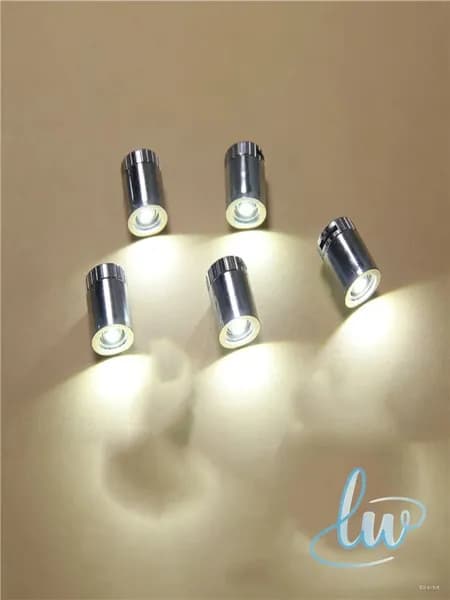 Мини LED лампы с вращением для декора