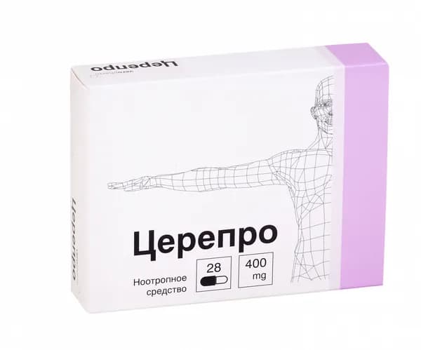 Церепро капсулы 400мг 28шт