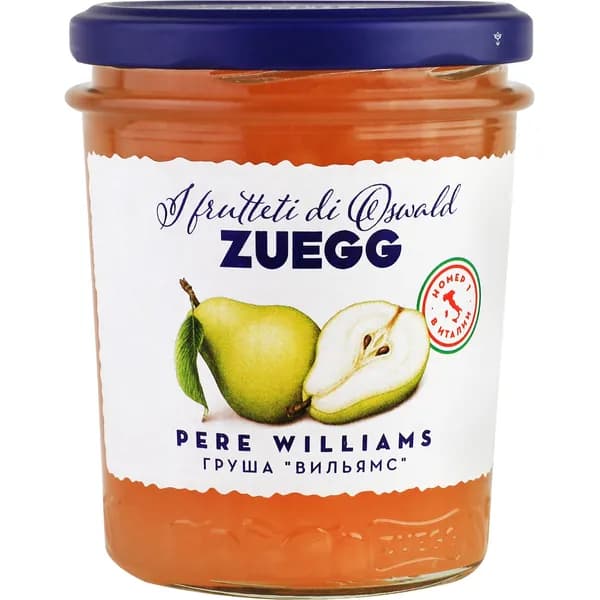 Конфитюр ZUEGG Груша Вильямс экстра, 320г