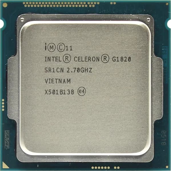 Процессор Socket LGA 1150 Intel Celeron G1820 ( 2 ядра 2700 МГц 2,7 ГГц 53Вт 53W )