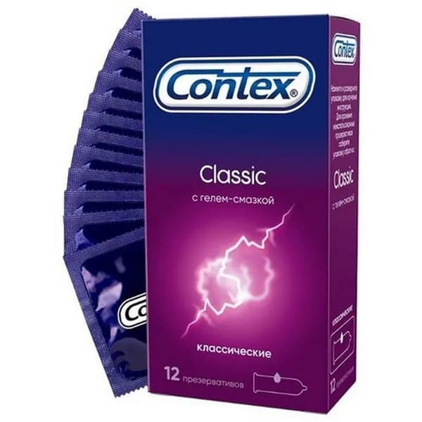 Классические презервативы Contex Classic - 12 шт.