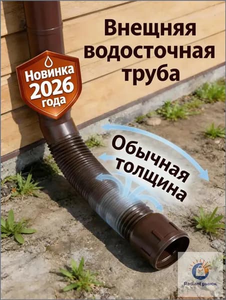 Выдвижная водосточная труба 8 10 см от 35,5 до 150 см Прочная, морозостойкая, УФ-защита Для дома, сада, балкона