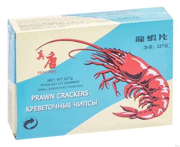 Креветочные крекеры (креветочные чипсы) для приготовления Real Tang, 227г