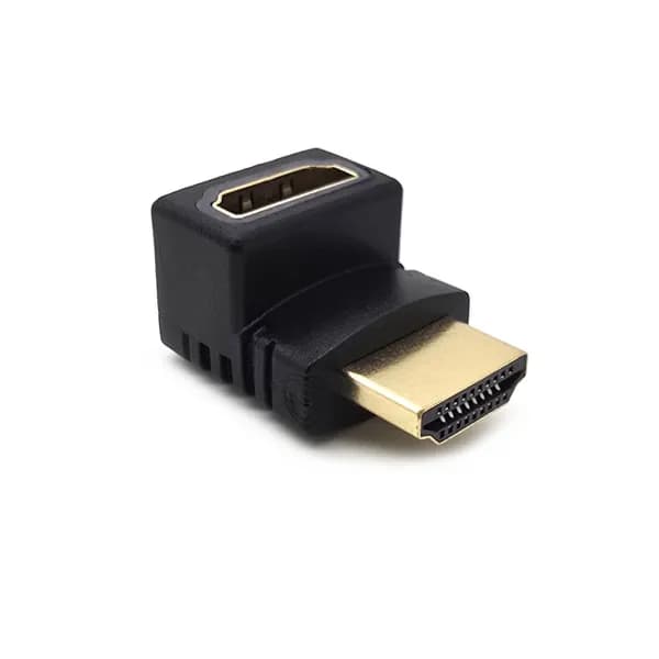 Переходник, адаптер HDMI-HDMI штекер-гнездо угловой