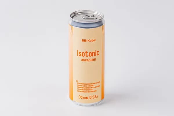Напиток сокосодержащий Изотоник со вкусом апельсина", кафе, 330 г