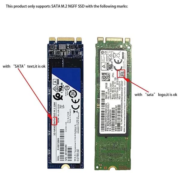 2,5 SATA на SATA M.2 Переходника для SSD-накопителя NGFF card adapterПродано 1000 штук+