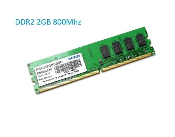 Patriot Memory Оперативная память 2GB  DDR2 800 U-DIMM DDR2, 800 МГц, 1 x 2 ГБ (psd22g80026)