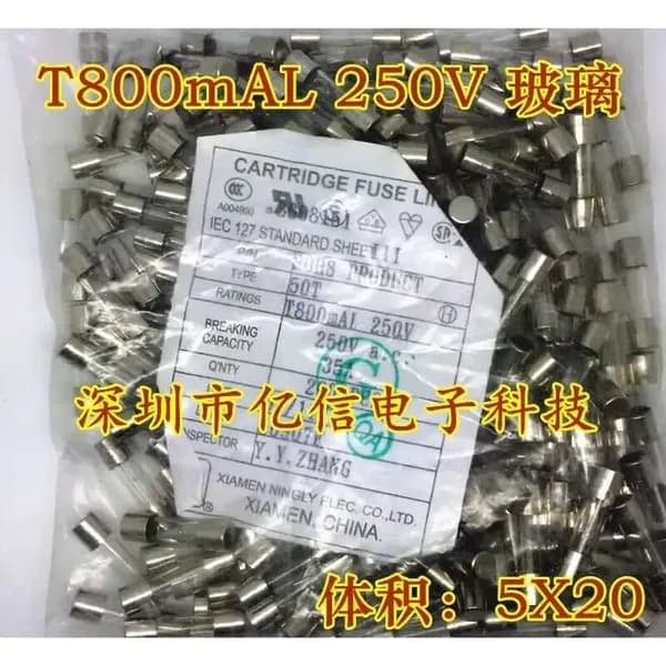10 шт. T800mAL 800MA 250V 5*20 Электроника чип