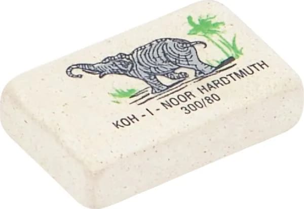Ластик Koh-I-Noor 300/80 из натурального каучука прямоугольный 26x18.5x8 мм