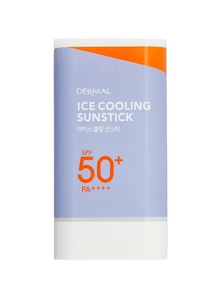 Охлаждающий солнцезащитный стик для лица SPF 50+ DERMAL Ice Cooling