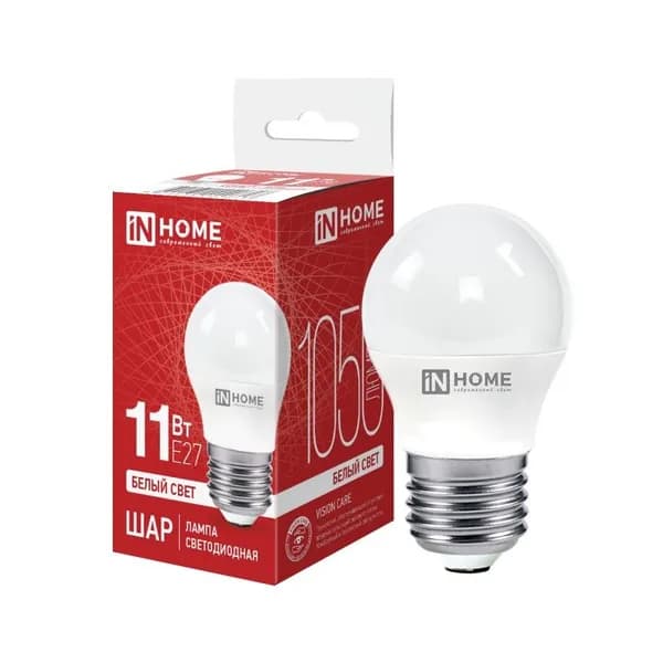 Светодиодная лампа IN HOME LED-ШАР-VC