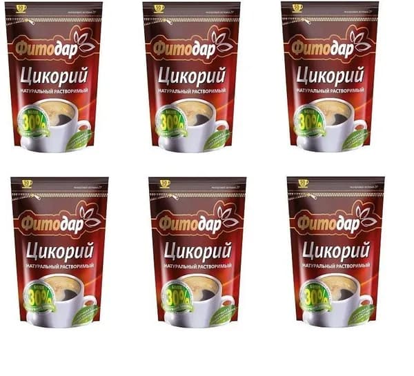 Фитодар Цикорий растворимый, 100 гр, 6 шт/