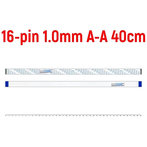 Шлейф FFC 16-pin Шаг 1.0mm Длина 40cm Прямой A-A