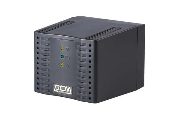 PowerCom TCA-3000 черный Стабилизатор напряжения TCA-3000 Black черный