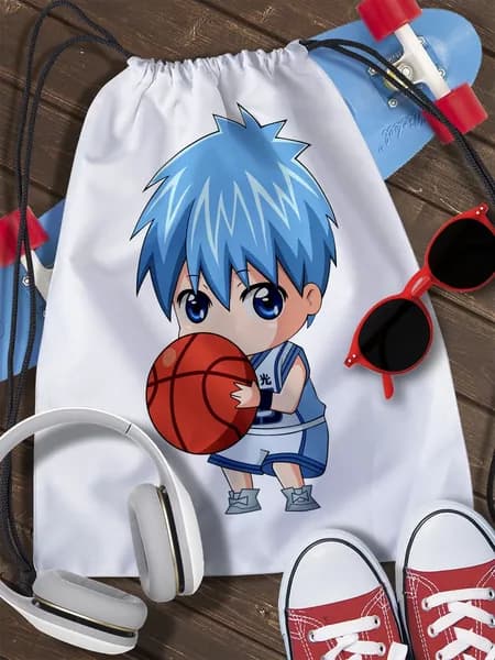 Мешок для сменной обуви Баскетбол Куроко (Kuroko no Basuke, аниме, спокон, Тэцуя Куроко, Тайга Кагами) - 2162