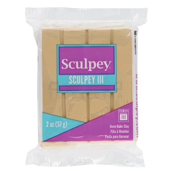 Полимерная глина Sculpey III 301 цвет загар 57 гр.