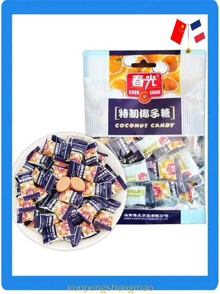 Hainan Specialty, Chunguang Food, Специальный кокосовый сахар 120 г экстраконцентрированного кокосового молока