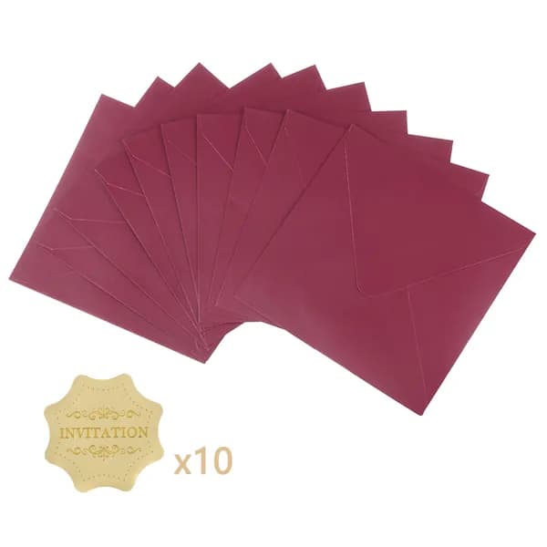 10 PCS/lot Поздравительная открытка в оболочке