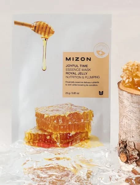 MIZON Joyful Time Essence Mask Royal Jelly Тканевая маска для лица с экстрактом маточного молочка