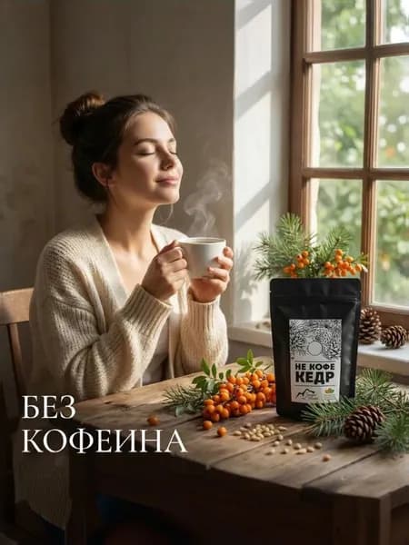 НеКофе Кедр Облепиха кофейный напиток 180 гр