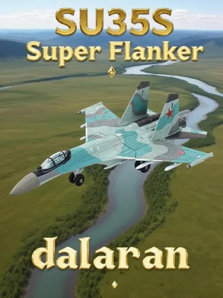 Модель самолета сборная Су-35 (Су-27/Су-30) 1:100 без клея военная техника, подарок ребенку,хобби
