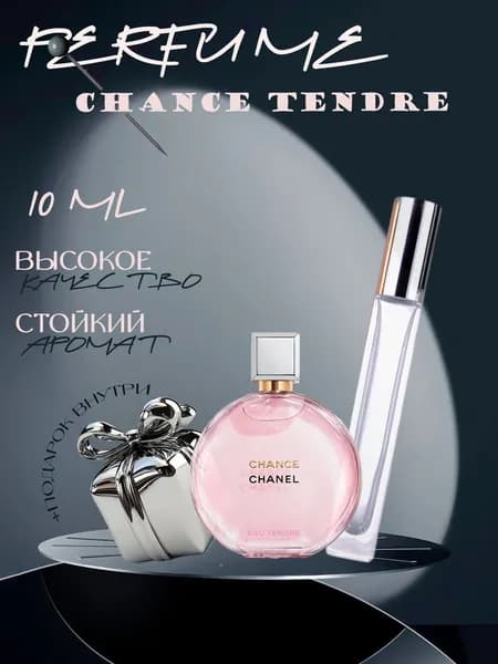 XOXO PARFUMER Наливная парфюмерия Chance Tendre  Шанс Тендер Розовый  отливант духов 10 мл