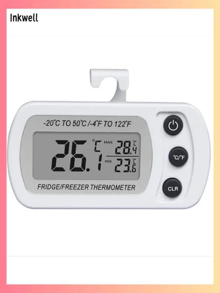 Цифровой Термометр Для Морозильной Камеры Home Electronic С LCD-Дисплеем Водонепроницаемый Холодильника