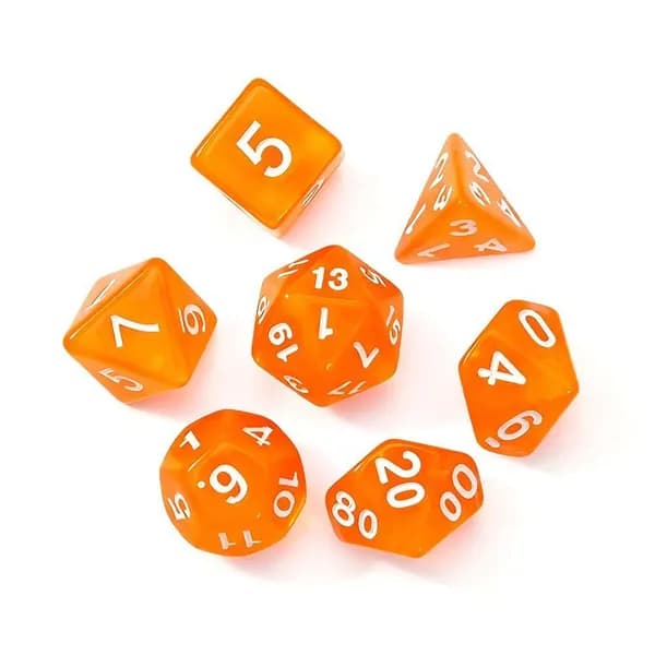 Набор многогранных игральных костей для настольных игр, 7 шт мини-кости для настольных игр и RPG
