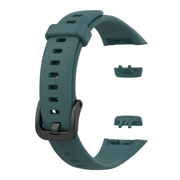 Заменяемый ремешок из ТПУ для фитнес-браслета Huawei Band 6 и Honor Band 6, цвет циан