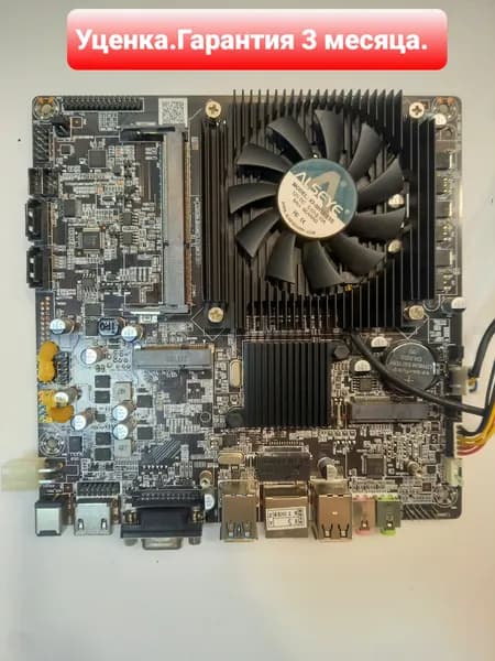 Мат. плата для моноблока/мини PA_HM87 Core i3 4000m 2.4Gh HDMI m-ITX 1DDR3 +инвертор+внутр. б/п, DDR3, Материнская плата