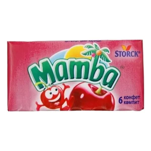 Конфеты жевательные Mamba 26 г (вкус по наличию)