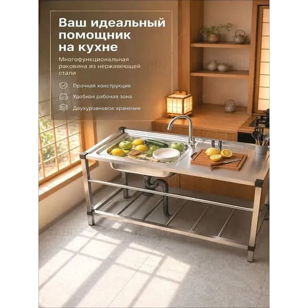 Садовая кухня,100х42х75см