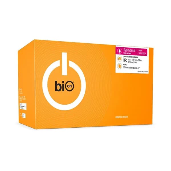 Картридж Bion BCR-W2073A для HP Color Laser 150a/150w/150nw, MFP 178nw/179fnw Пурпурный, 700 страниц