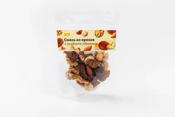 Смесь из орехов и сушеного абрикоса, 50 г