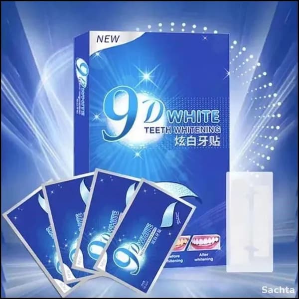 Отбеливающие полоски для зубов / отбеливание зубов / Полоски 9D White 14 шт