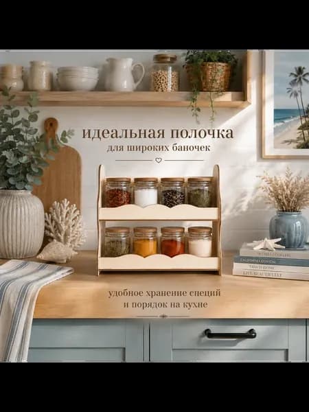 Полочка для специй, баночек