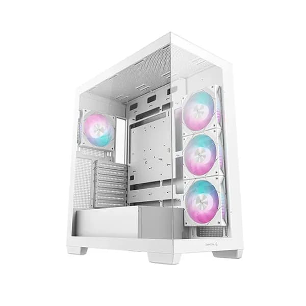 Компьютерный корпус Deepcool CG580 4F WH, ATX / Micro-ATX / Mini-ITX, поддержка видеокарт до 410 мм, без блока питания