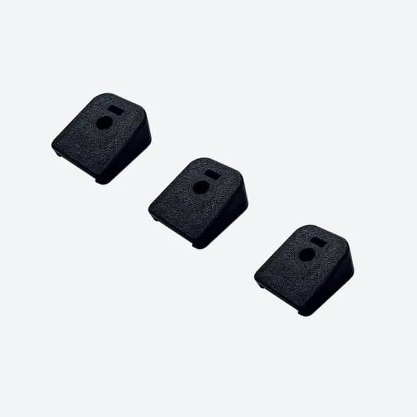Пятка магазина для пистолета Глок Glock увеличенная с отверстием для фиксирующего пина (набор 3 шт.)