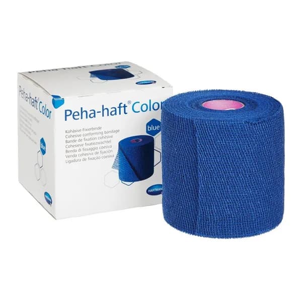 Бинт Peha-haft самофиксирующийся 4 см 4 м синий