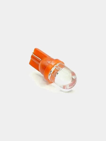 Лампа авто LED T10 10мм 12v 15гр красный