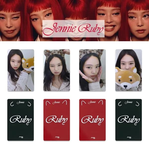 Blackpink Карточки JENNIE Фотокарточки MAKESTAR Коллекционная карточка 5.4*8.6cm