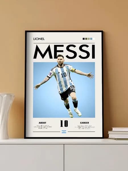 Постер "Leo Messi", 42х29.7 см