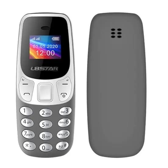 Самый маленький кнопочный мобильный телефон L8Star BM10 Серый