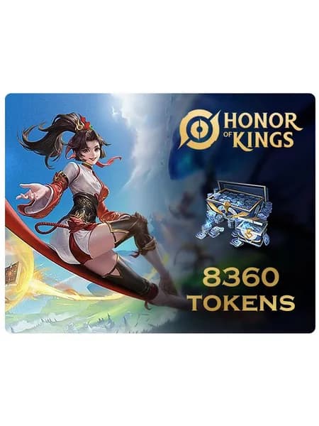 Игровая валюта Honor of Kings 8360 Tokens [Цифровая версия]