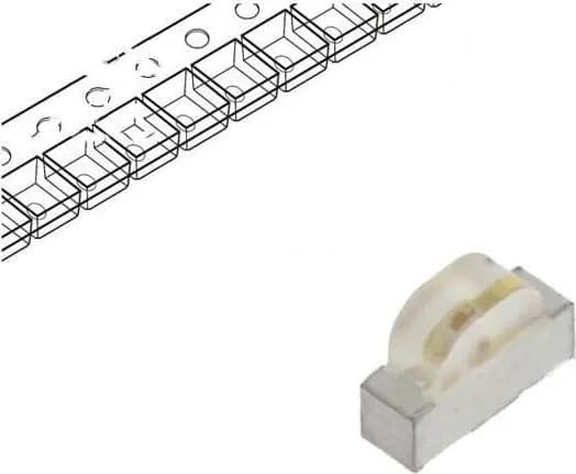 Светодиод KINGBRIGHT KPA-3010SGC LED SMD 1104 зеленый 5-12мкд 3x2x1мм 120 град. 2,2-2,5В 20мА 1шт