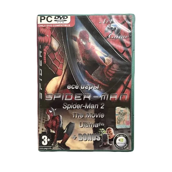 Игра PC Все игры Spider man (1, 2, Movie, Ultimate) + Bonus (Action / Fighting (Драки), Marvel, 2006)