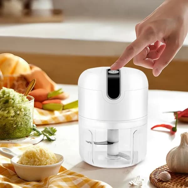 Электрический измельчитель чеснока и овощей, 250 мл, USB-питание