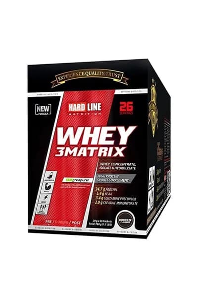 Hardline Сыворотка 3 Matrix шоколадный вкус 454 г
