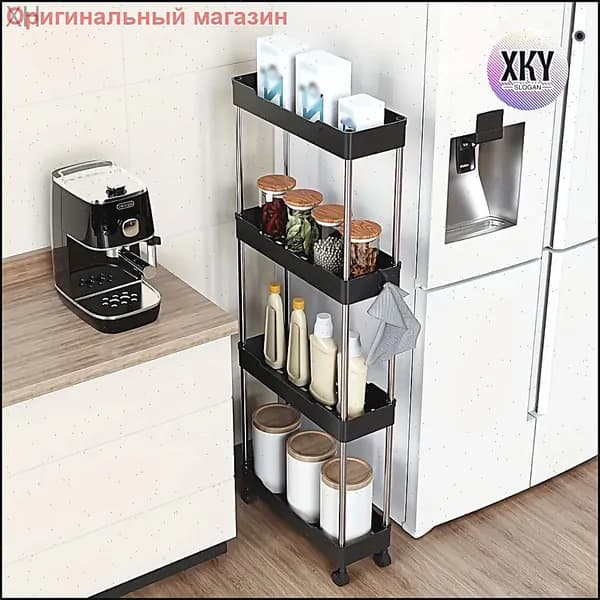 Этажерка, 1 секц., ABS пластик, 12.5х5х87 см